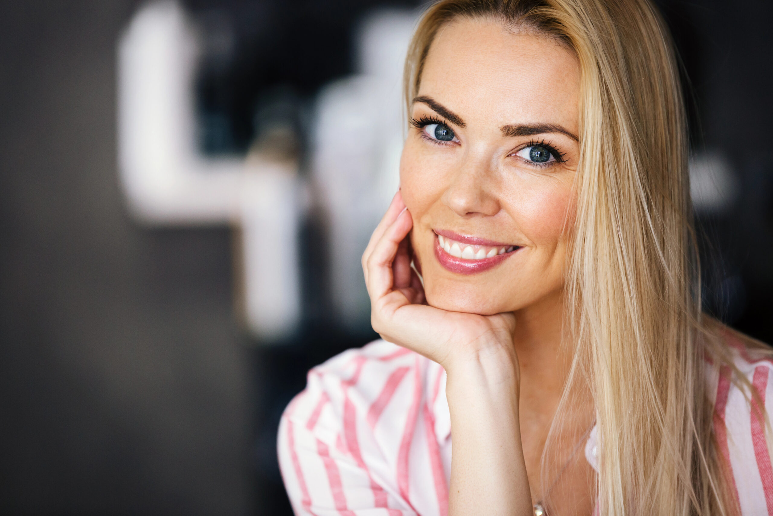 Woman with healthy, beautiful smile. 